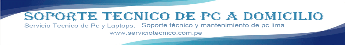 Soporte Tecnico de pc a domicilio ahora mismo
